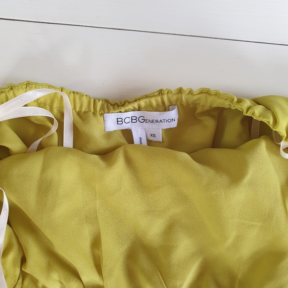 BCBGeneration Pear Strapless Ruffle Dress XS - Picture 5 of 7